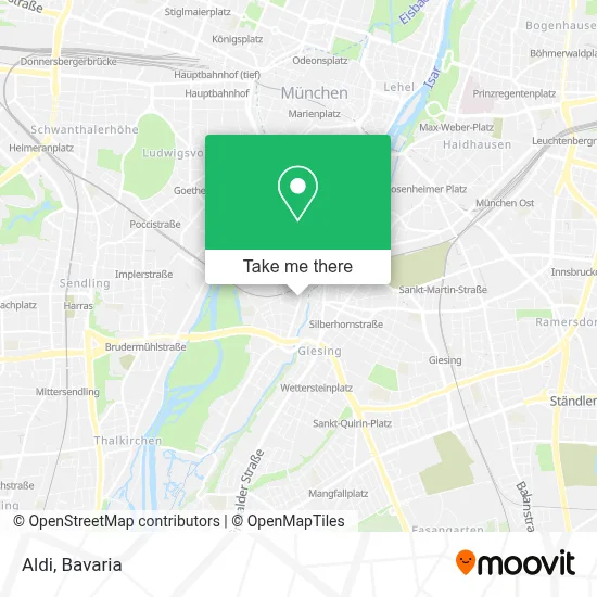 Aldi map