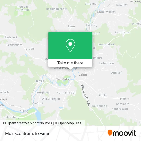 Musikzentrum map