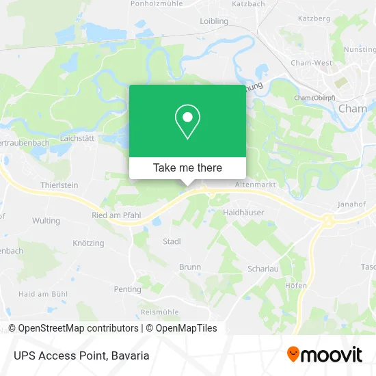Ups Access Point map