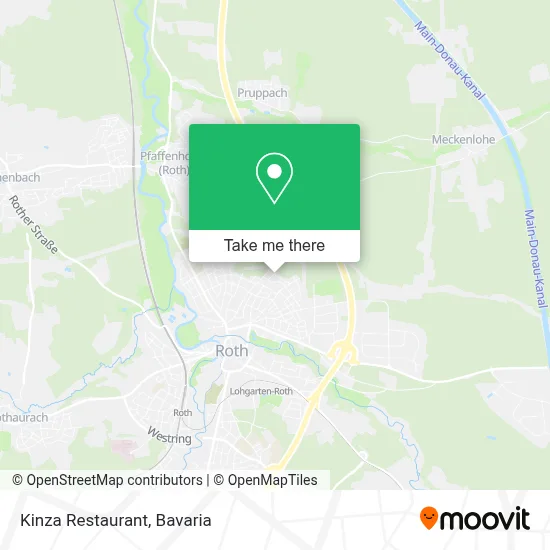 Kinza Restaurant map