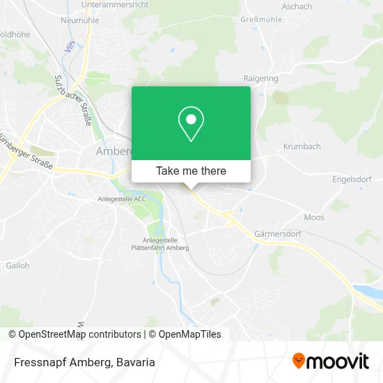 Fressnapf Amberg map