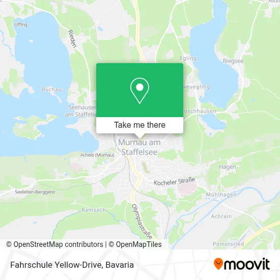 Fahrschule Yellow-Drive map