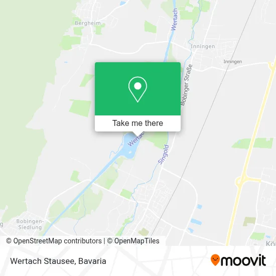 Wertach Stausee map