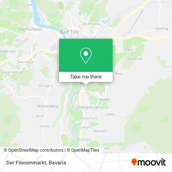 Der Fliesenmarkt map