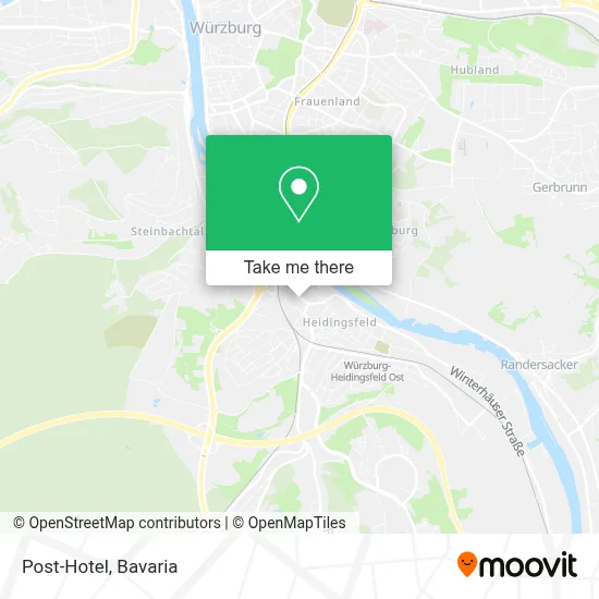 Post-Hotel map
