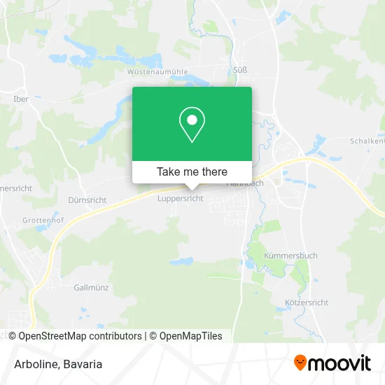 Arboline map