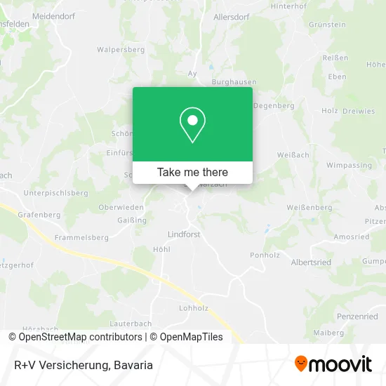 R+V Versicherung map