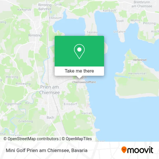 Mini Golf Prien am Chiemsee map