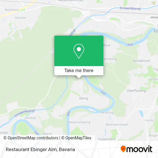 Restaurant Ebinger Alm map