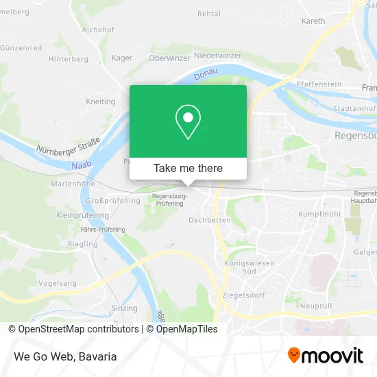 We Go Web map