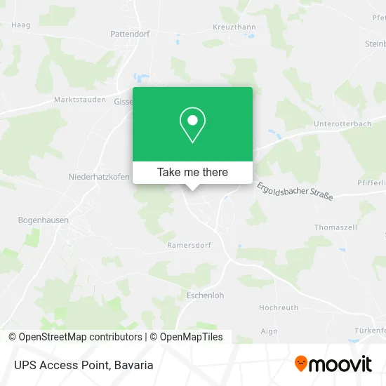 Ups Access Point map