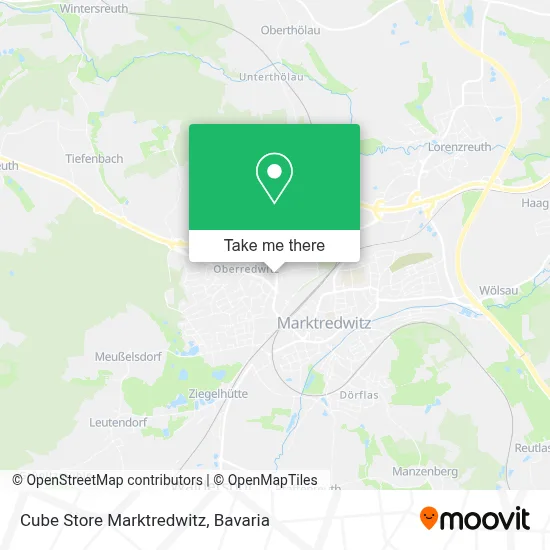 Cube Store Marktredwitz map
