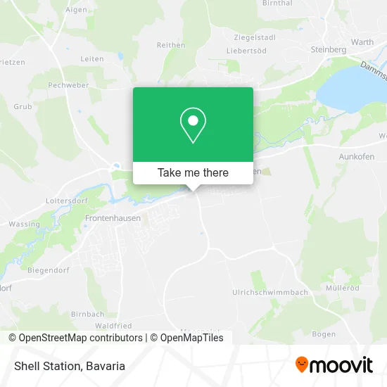 Shell Station map