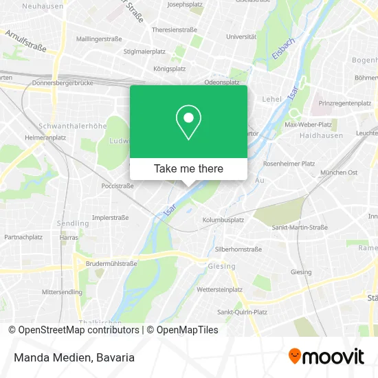 Manda Medien map
