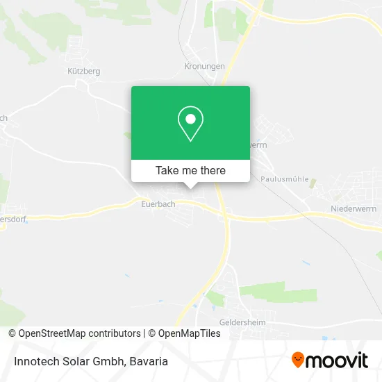 Innotech Solar Gmbh map