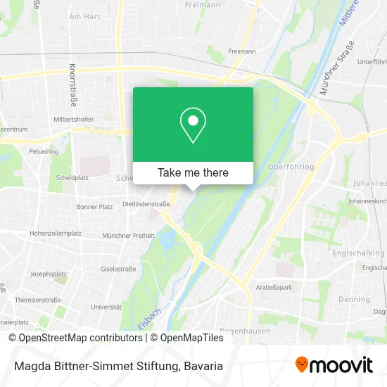 Magda Bittner-Simmet Stiftung map
