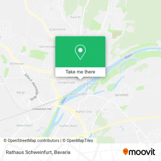Rathaus Schweinfurt map