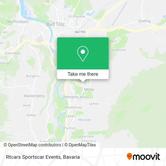 Rtcars Sportscar Events map