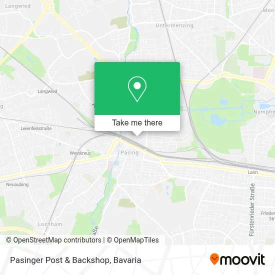 Pasinger Post & Backshop map