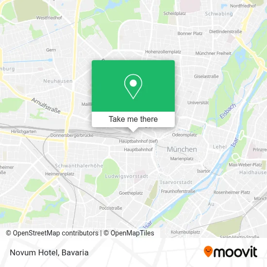 Novum Hotel map