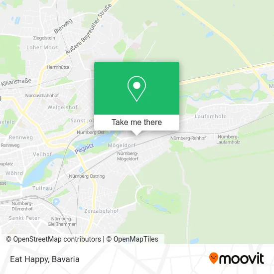 Eat Happy map