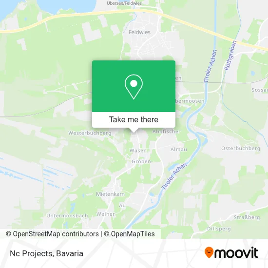 Nc Projects map