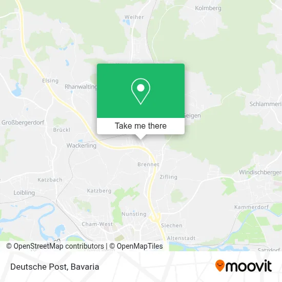 Deutsche Post map