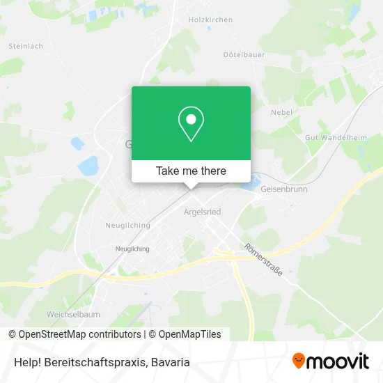 Help! Bereitschaftspraxis map