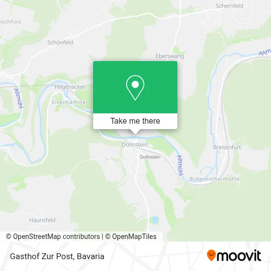 Gasthof Zur Post map