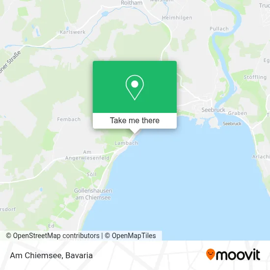 Am Chiemsee map
