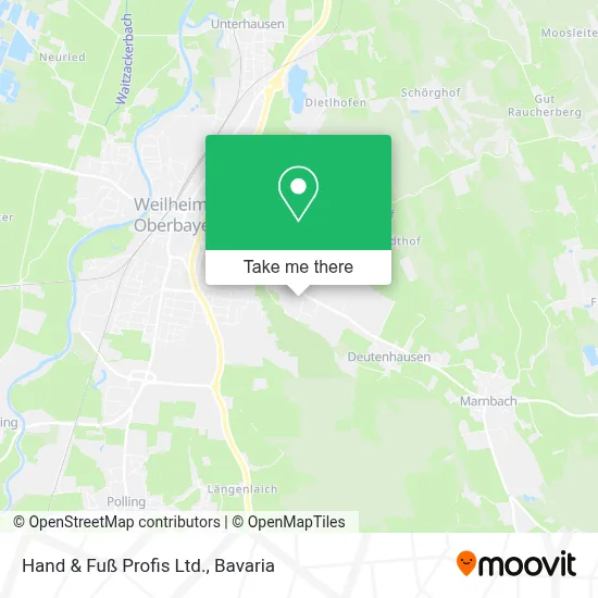 Hand & Fuß Profis Ltd. map
