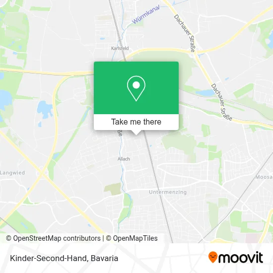 Kinder-Second-Hand map