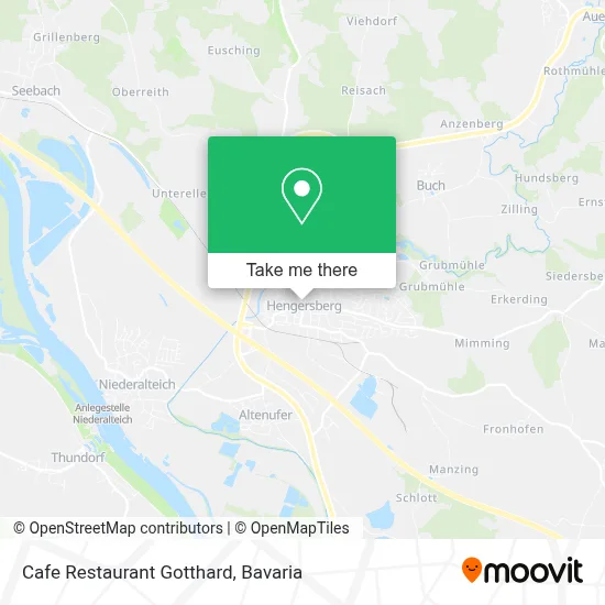 Cafe Restaurant Gotthard map