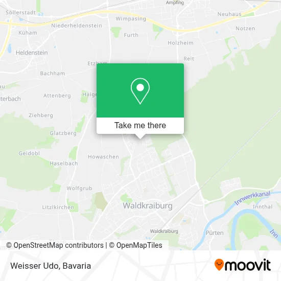 Weisser Udo map
