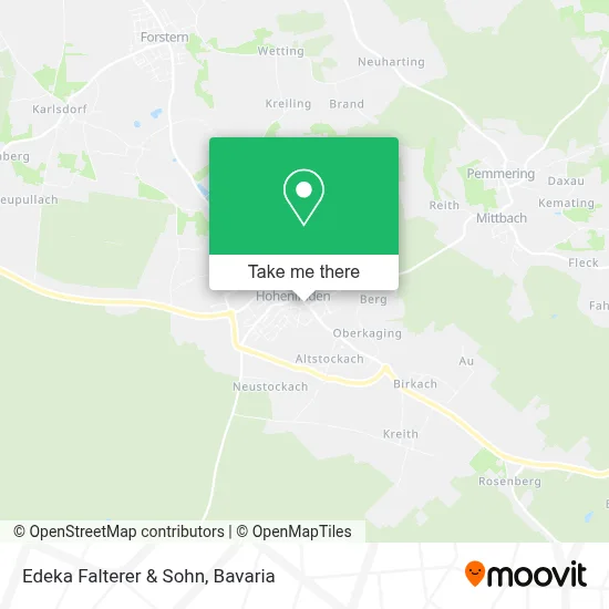 Edeka Falterer & Sohn map