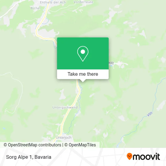Sorg Alpe 1 map