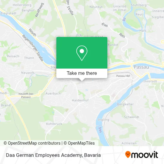 Daa German Employees Academy map