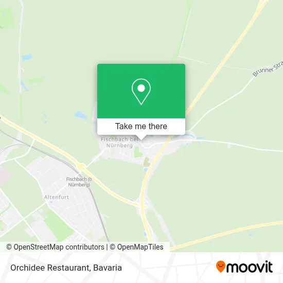 Restaurant Orchidee map