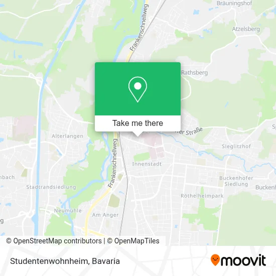 Studentenwohnheim map