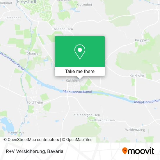 R+V Versicherung map