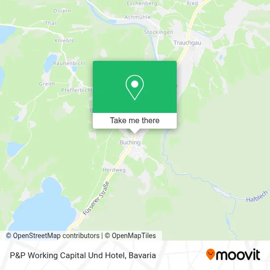 P&P Working Capital Und Hotel map