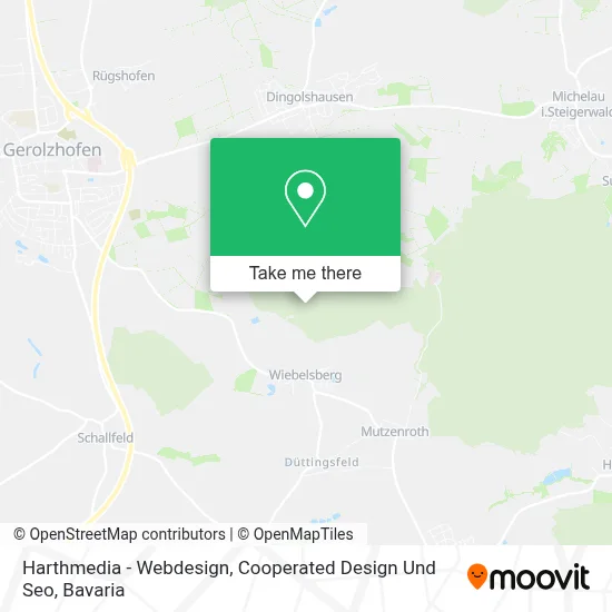 Harthmedia - Webdesign, Cooperated Design Und Seo map