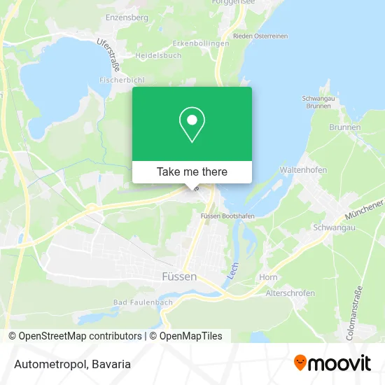 Autometropol map