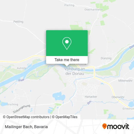 Mailinger Bach map