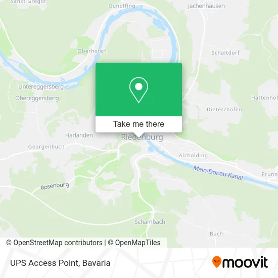 Ups Access Point map