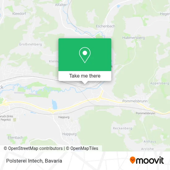 Polsterei Intech map