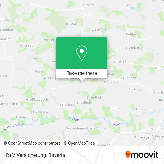 R+V Versicherung map