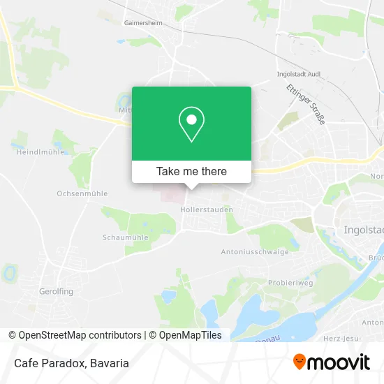 Cafe Paradox map