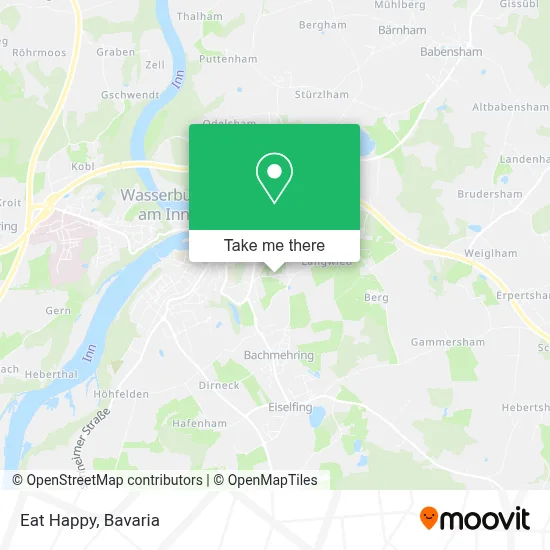 Eat Happy map