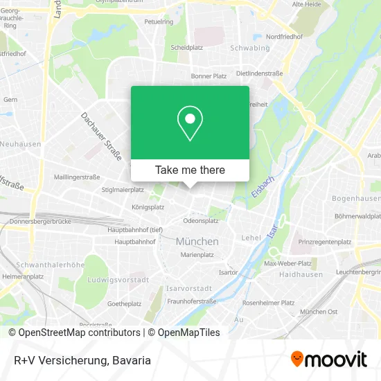 R+V Versicherung map